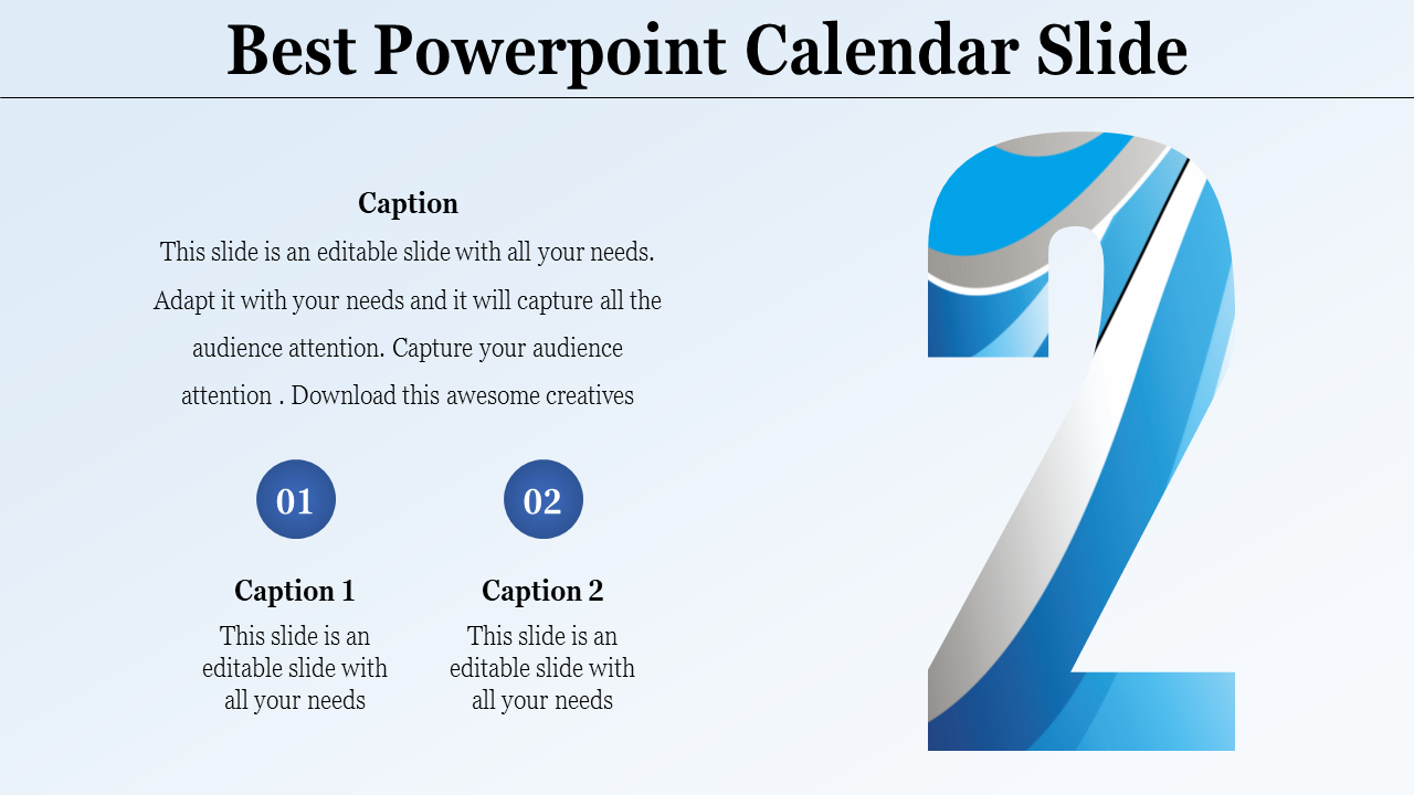 powerpoint calendar slide-Best Powerpoint Calendar Slide